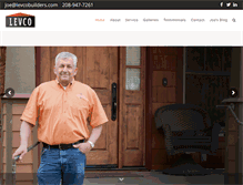Tablet Screenshot of levcobuilders.com